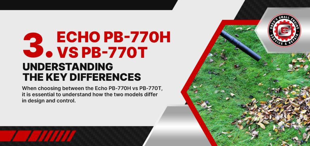 Echo PB-770H vs PB-770T