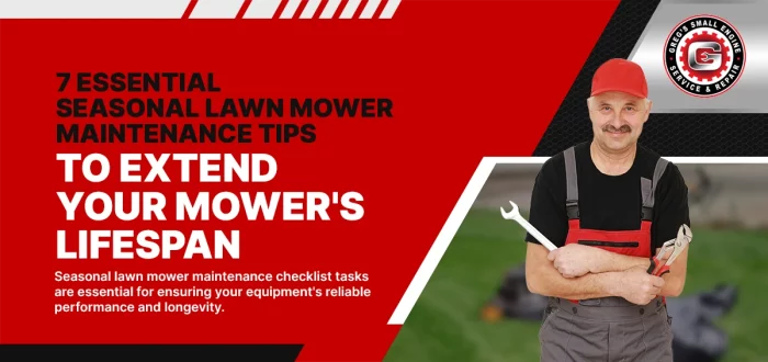 seasonal lawn mower maintenance checklist
